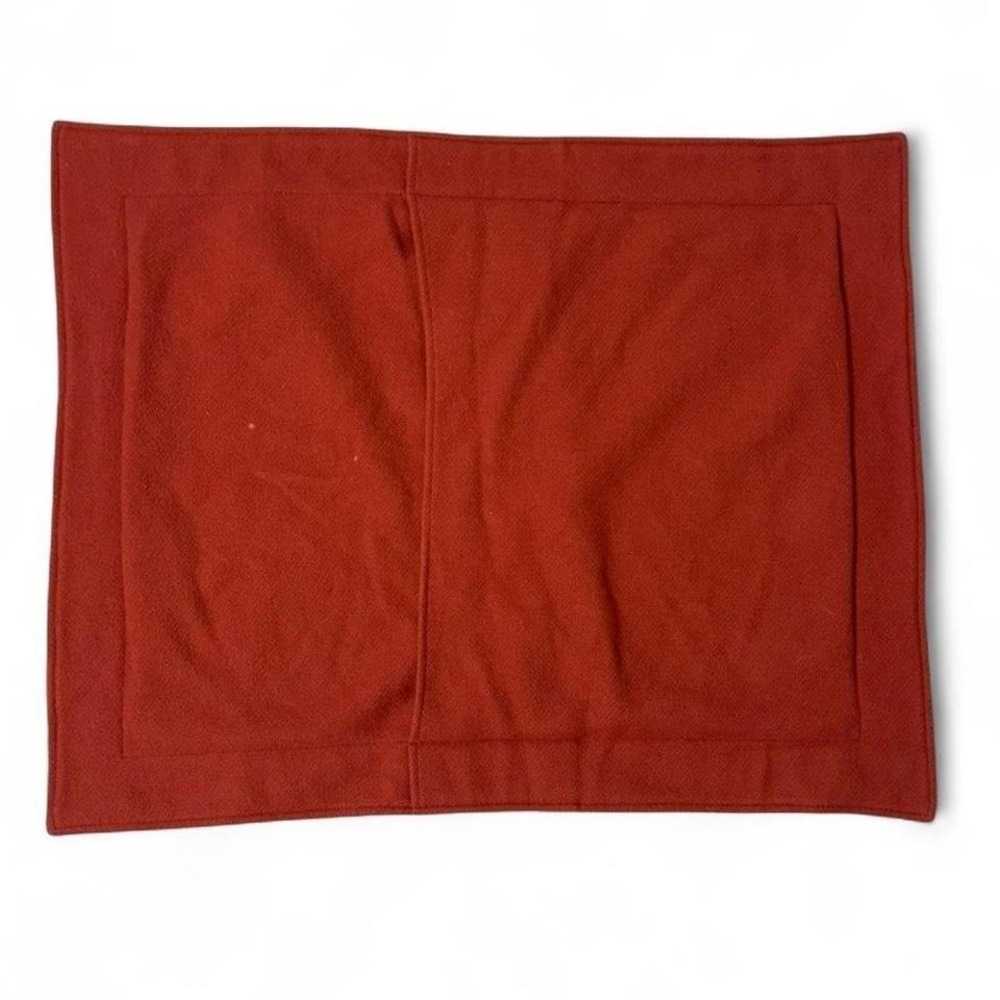 Pendleton orange‎ wool pillow sham standard size envelope back 23"x 29" - Picture 4 of 8
